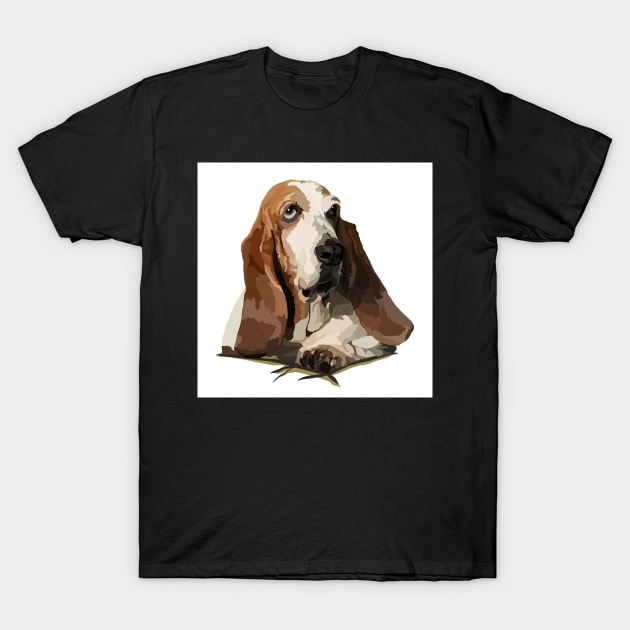 Hugo the Hound Dog T-Shirt by NattyDesigns